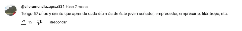 captura de testimonios y opiniones de la plataforma offlesson