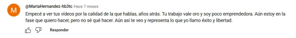 captura de testimonios y opiniones de la plataforma offlesson