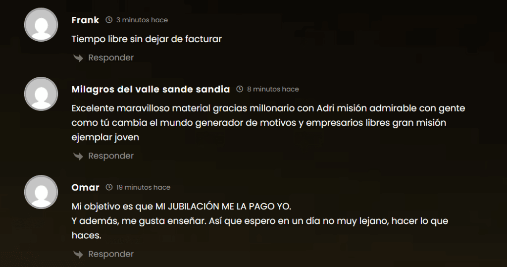 Comentarios de asistentes a la primera clase de la formación gratuita Cimientos