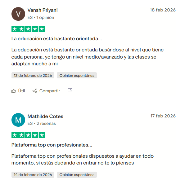 Opiniones positivas de la plataforma élite del Trading