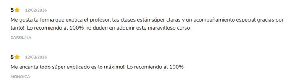 Testimonios de alumnos de cake designe