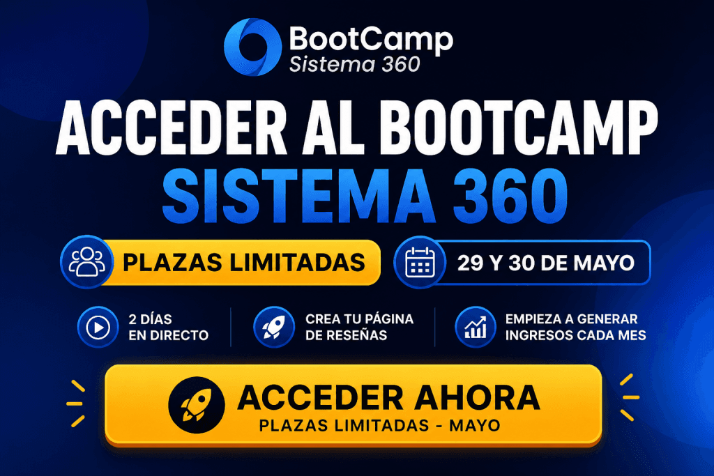 Acceso ilimitado Bootcamp Sistema 360 de mayo