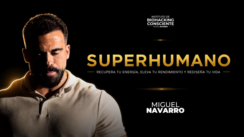 MIguel Navarro creador de Superhumano y fundados del Instituto Biohacking consciente.